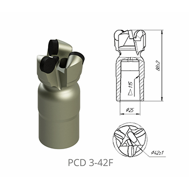 采煤機截齒PCD 3-42F